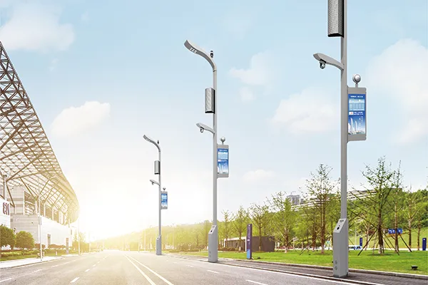 Kev siv Smart Streetlights hauv Nroog Txoj Kev Teeb Pom Kev